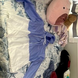 Blue and whit jacket